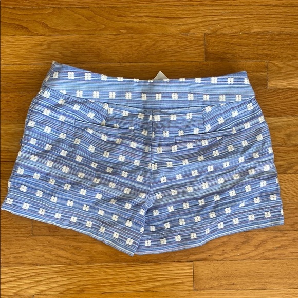 Loft Stylish Blue And White Printed Women's Shorts - Picture 3 of 5